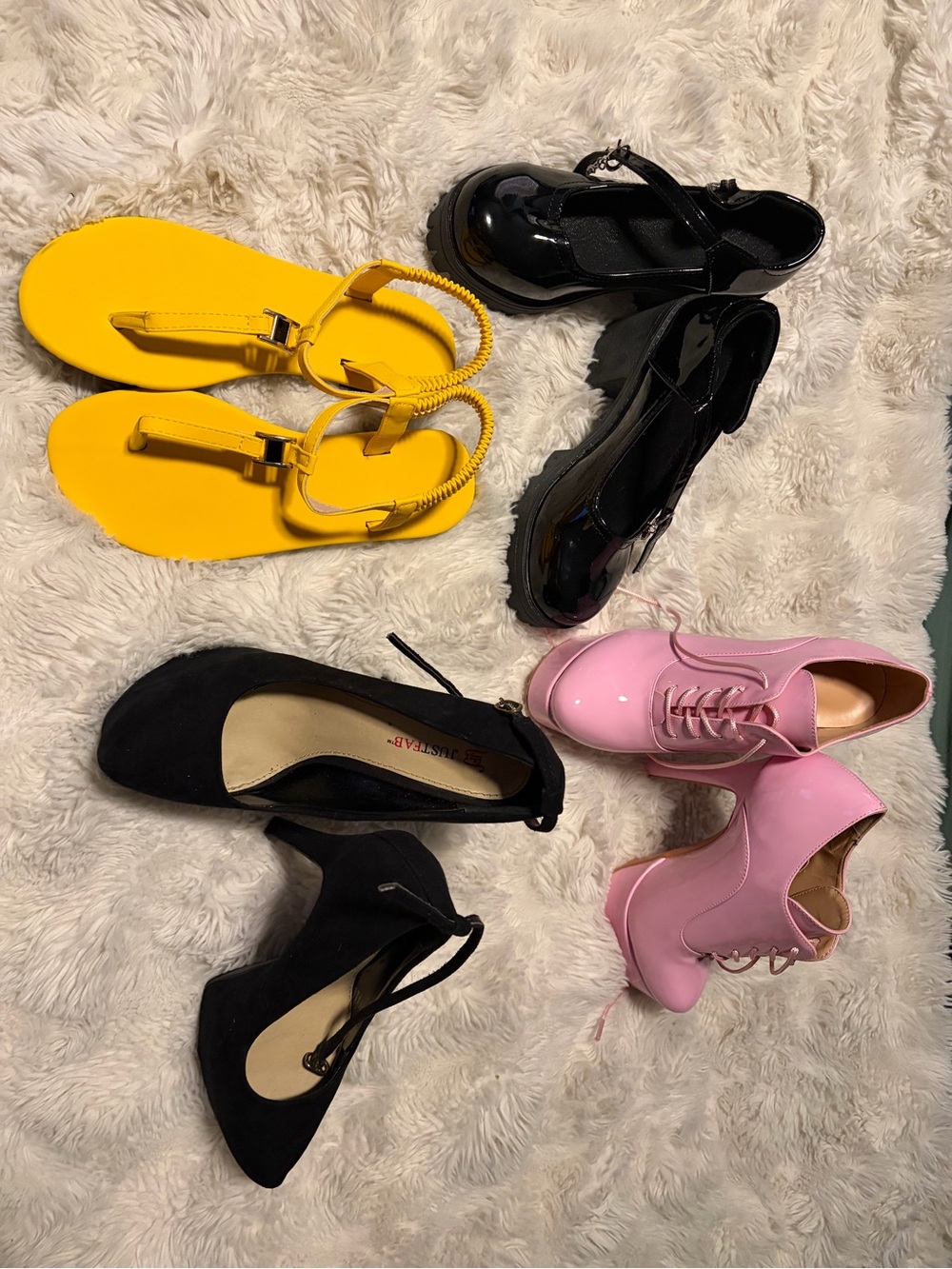 Shoe lot: size 5 pumps, ankle bootie, sandals and Mary-Janes
